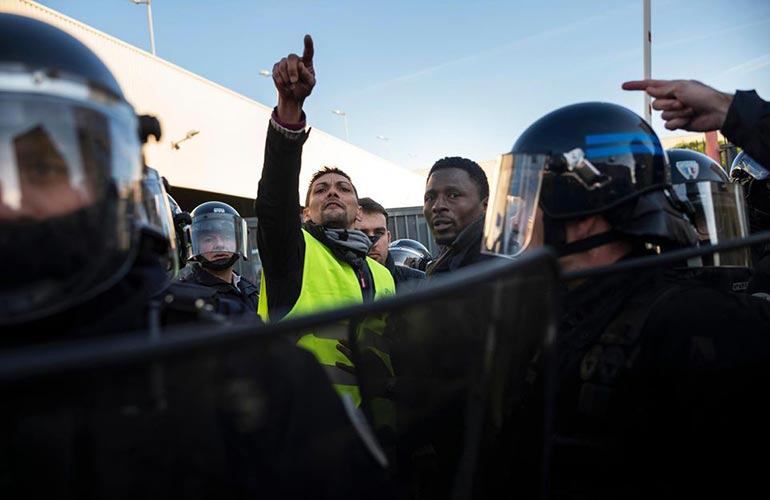 droit de manifester en danger