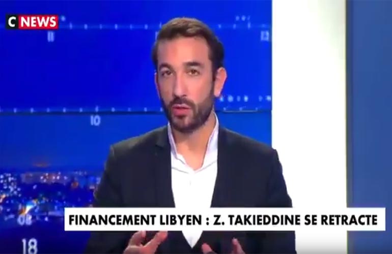 Maître Honegger sur CNews : Affaire Sarkozy / revirement de Z. Takieddine