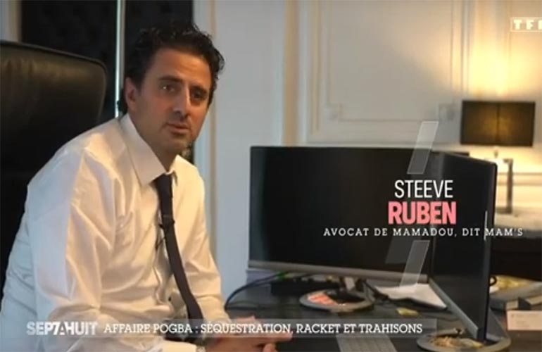 Affaire Pogba – Steeve Ruben intervient dans l’émission Sept à huit sur TF1