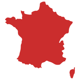 icone france sans fond en rouge