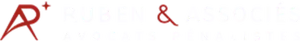 logo fond noir ruben associes avocats penalistes paris