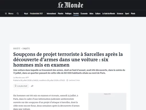 Soupçons de projet terroriste à Sarcelles : Me Steeve Ruben assiste l&rsquo;un des mis en examen