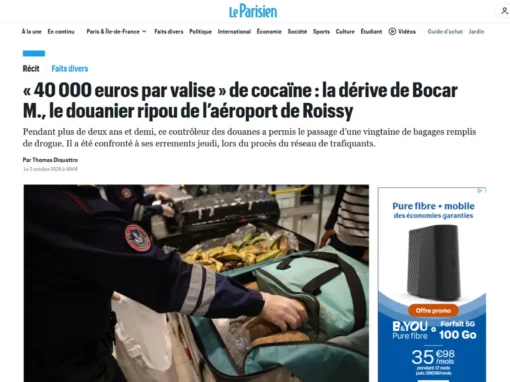 Maître Ruben assiste un contrôleur des douanes de l’aéroport de Roissy Maître Ruben assiste un contrôleur des douanes de l’aéroport de Roissy