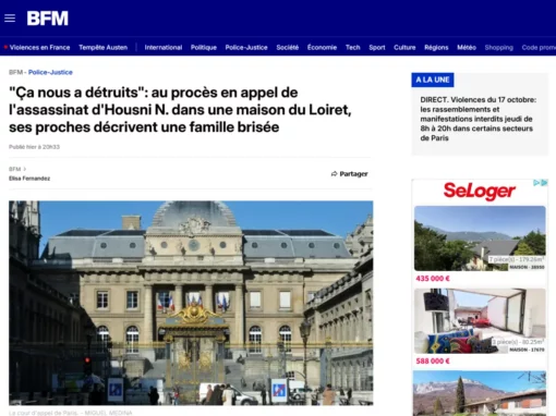 Me Ruben porte la voix de la famille d’Housni N. Me Ruben porte la voix de la famille d’Housni N.